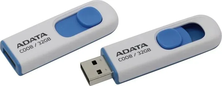 adata-pendrive-dashdrive-classic-c008-32gb-usb2-0-bialo-niebieskie-maksymalna-predkosc-zapisu-10-mb-s