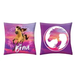 poduszka-dziecieca-40x40-spirit-konie-rozowa-dwustronna-halantex