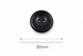 guziki-ozdobne-czarne-30mm-2-otworowe-z-perelkowym-wzorem-10-szt