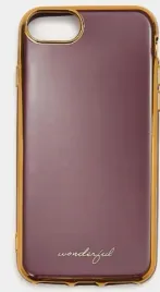 etui-iphone-6-7-8-se-bordowe-zlota-ramka-glossy-case