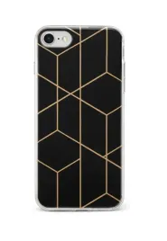 etui-iphone-6-7-8-se-geometryczne-czarne-zlote-linie