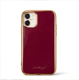 etui-iphone-11-xr-bordowe-zlota-ramka-eleganckie-sinsay