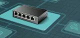 tp-link-przelacznik-sg105pe-switch-smart-5xgb-4xpoe-stan-nowy-waga-z-opakowaniem-0-4-kg