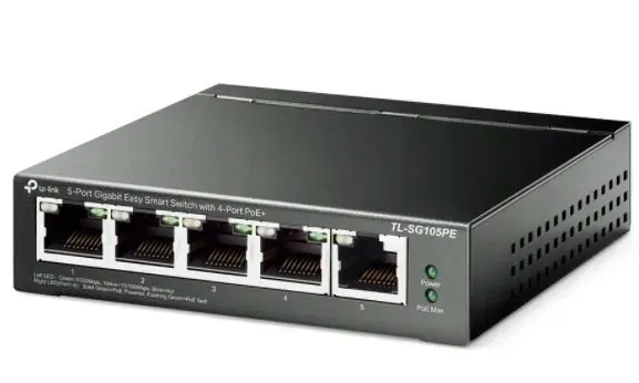 tp-link-przelacznik-sg105pe-switch-smart-5xgb-poe-stan-nowy