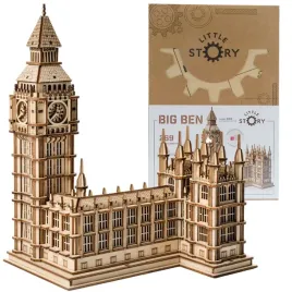 little-story-drewniane-puzzle-model-3d-big-ben