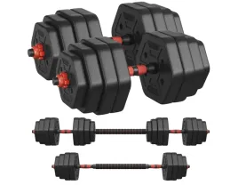 hatnle-bitumiczne-2-x-20-kg-zestaw-ze-sztanga-domowy-songmics-syl400b01