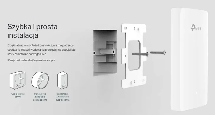 tp-link-punkt-dostepu-eap615-wall-wifi-6-ax1800-standard-pracy-portow-lan-10-100-1000-mbps