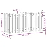 rabata-ogrodowa-z-plotkiem-150x50x70-cm-drewno-sosnowe-stan-nowy