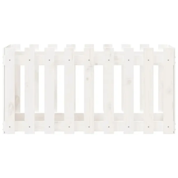 rabata-ogrodowa-z-plotkiem-biala-100x50x50-cm-drewno-sosnowe-stan-nowy