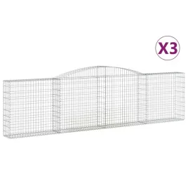 kosze-gabionowe-3-szt-400x30x100-120-cm-galwanizowane-zelazo