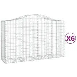 kosze-gabionowe-6-szt-200x50x120-140-cm-galwanizowane-zelazo