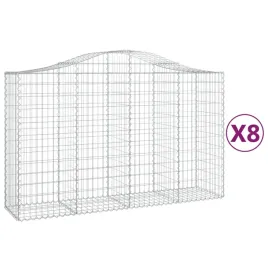 kosze-gabionowe-8-szt-200x50x120-140-cm-galwanizowane-zelazo