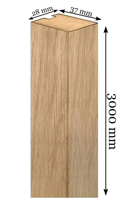 lamele-scienne-dekoracyjne-dlugie-3m-naturalny-dab-stan-nowy