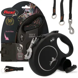 smycz-automatyczna-psa-tasma-50kg-5m-pojemnik-multi-box-woreczki-odchody