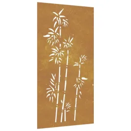 ogrodowa-dekoracja-scienna-105x55-cm-stal-kortenowska-bambus