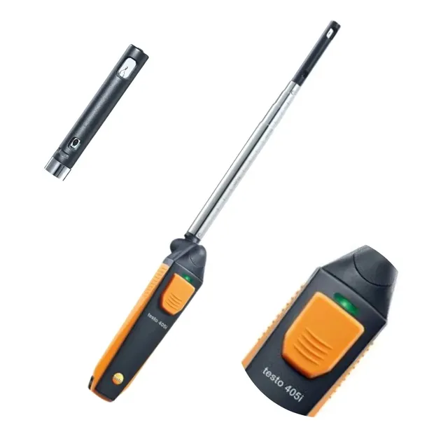Testo 405i - Termoanemometr współpracujący ze smartfonem SmartSonda, 24 msc