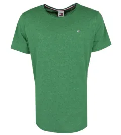 tommy-jeans-t-shirt-meski-slim-zielony-melanz-xxl