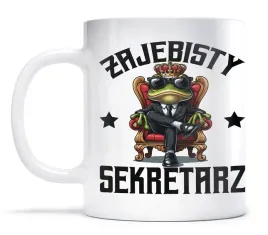 kubek-dla-sekretarza-zajebisty-zaba-smieszna-sekretarz-do-kawy-herbaty