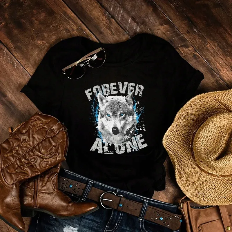 tshirt-z-wilkiem-forever-alone-wolf-m