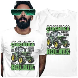 ciagnik-z-ciagnikiem-john-deere-rolnik-tshirt-xs