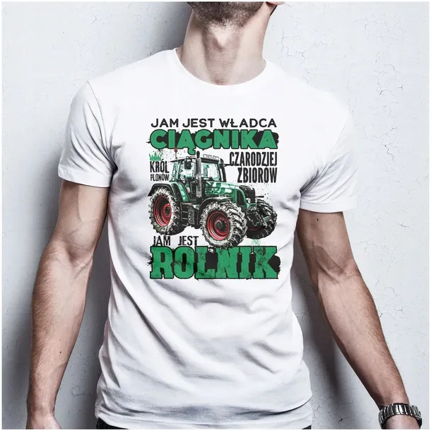 rolnik-traktor-z-traktorem-koszulka-m-stan-nowy
