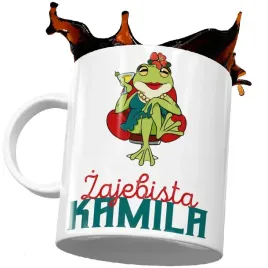 prezent-zaba-kubek-kamila-zajebista