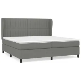 lozko-kontynentalne-ciemnoszare-203x203x118-128-cm-materac-100x200x20
