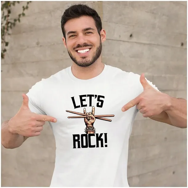 koszulka-perkusja-lets-rock-muzyk-s-dekolt-okragly