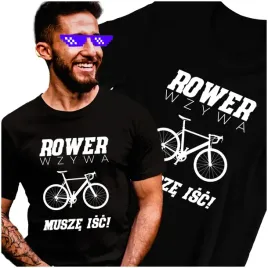 tshirt-dla-rowerzysty-musze-isc-prezent-l