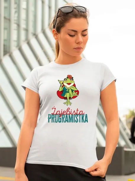 koszulka-programistki-zajebista-programistka-xxl-stan-nowy