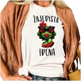 koszulka-prezent-zaba-zajebista-dla-irenki-l