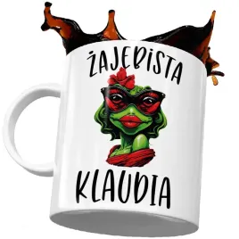 prezent-dla-klaudii-zaba-zajebista-kubek-klaudia