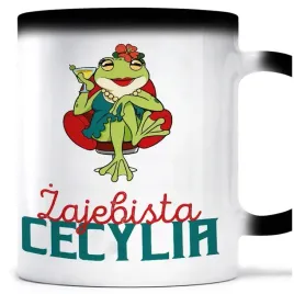 kubek-magiczny-cecylia-zaba-dla-cecylii-imieniny