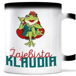 kubek-magiczny-klaudia-zaba-dla-klaudii-zajebista