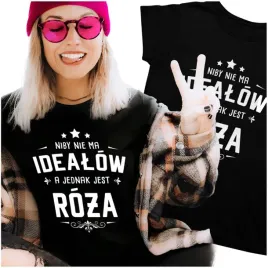 tshirt-urodziny-idealna-roza-xl