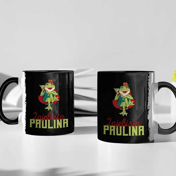 kubek-zaba-dla-pauliny-prezent-kolor-czarny-inny