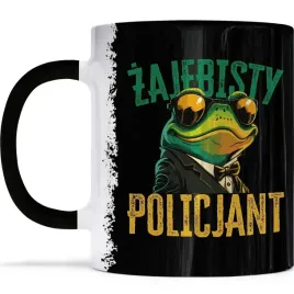 kubek-zaba-zajebisty-policjant-dla-policjanta
