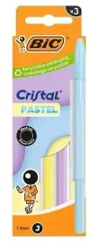 bic-dlugopis-cristal-pastel-1mm-tusz-czarny-3-szt