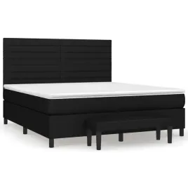 lozko-kontynentalne-czarne-203x160x118-128-cm-materac-czarno-bialy-160