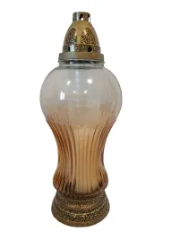 znicz-caloroczny-przydymione-szklo-lososiowy-33-cm