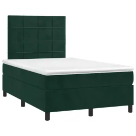 lozko-kontynentalne-aksamitne-ciemnozielone-z-materacem-i-nakladka-och