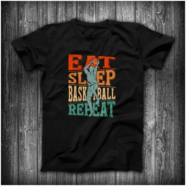tshirt-do-koszykowki-eat-sleep-repeat-xl-stan-nowy