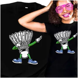 tshirt-do-badmintona-lotka-dab-badminton-m