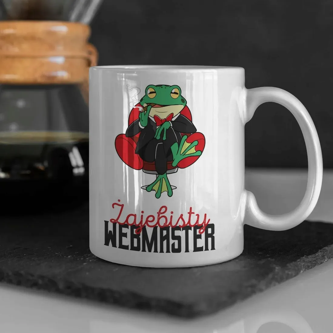 prezent-zaba-zajebisty-kubek-webmaster-material-ceramika