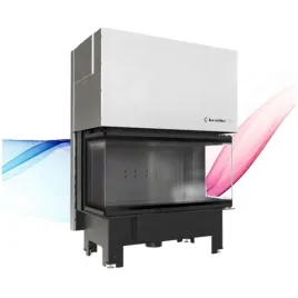 szeroki-kominek-trojstronny-nbc-1000-400-15kw-gilotyna-czarne-wylozenie