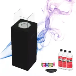 biokominek-wolnostojacy-tower-czarny-certyfikat-tuv-zestaw-do-aromaterapii
