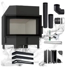 kominek-narozny-lewy-zibi-eco-99-kw-zestaw-akcesoriow-z-kratkami-typu-luft