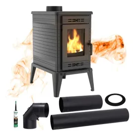 piec-zeliwny-z-palnikami-koza-k10-fi130-10kw-zestaw-komin-cegla-ryry-rozeta