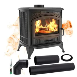 piec-wolnostojacy-zeliwny-koza-k6-fi150-zestaw-rur-do-podlaczenia