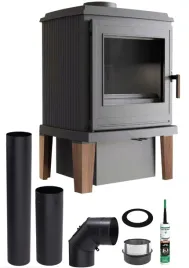piec-wolnostojacy-zeliwny-koza-k11-fi-150-z-nogami-z-drewna-zestaw-rur